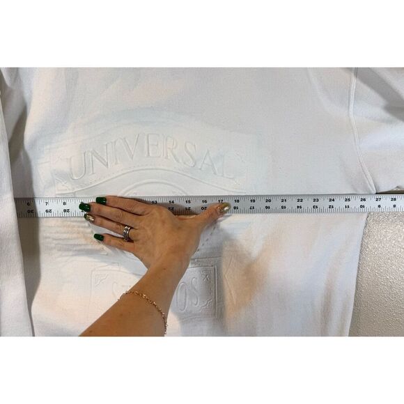 Vintage Universal Studios Crewneck White Sweatshirt Made in USA Unisex XL - Picture 8 of 9